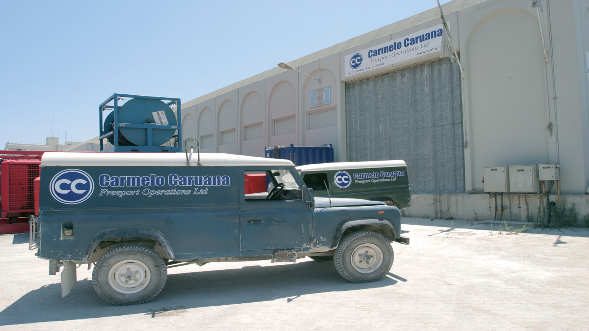 The Carmelo Caruana warehouse at The Malta Freeport